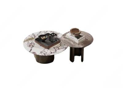 现代茶几3D模型下载